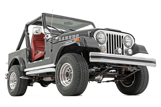 Rough Country 5059 Front Shackle Reversal Kit | Jeep CJ5/CJ7 5 4WD (1976-1983)