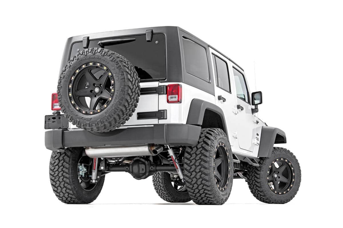 Rough Country 90765B Contoured Drop Steps | 4 Door | Jeep Wrangler Unlimited 2WD/4WD (2007-2018)