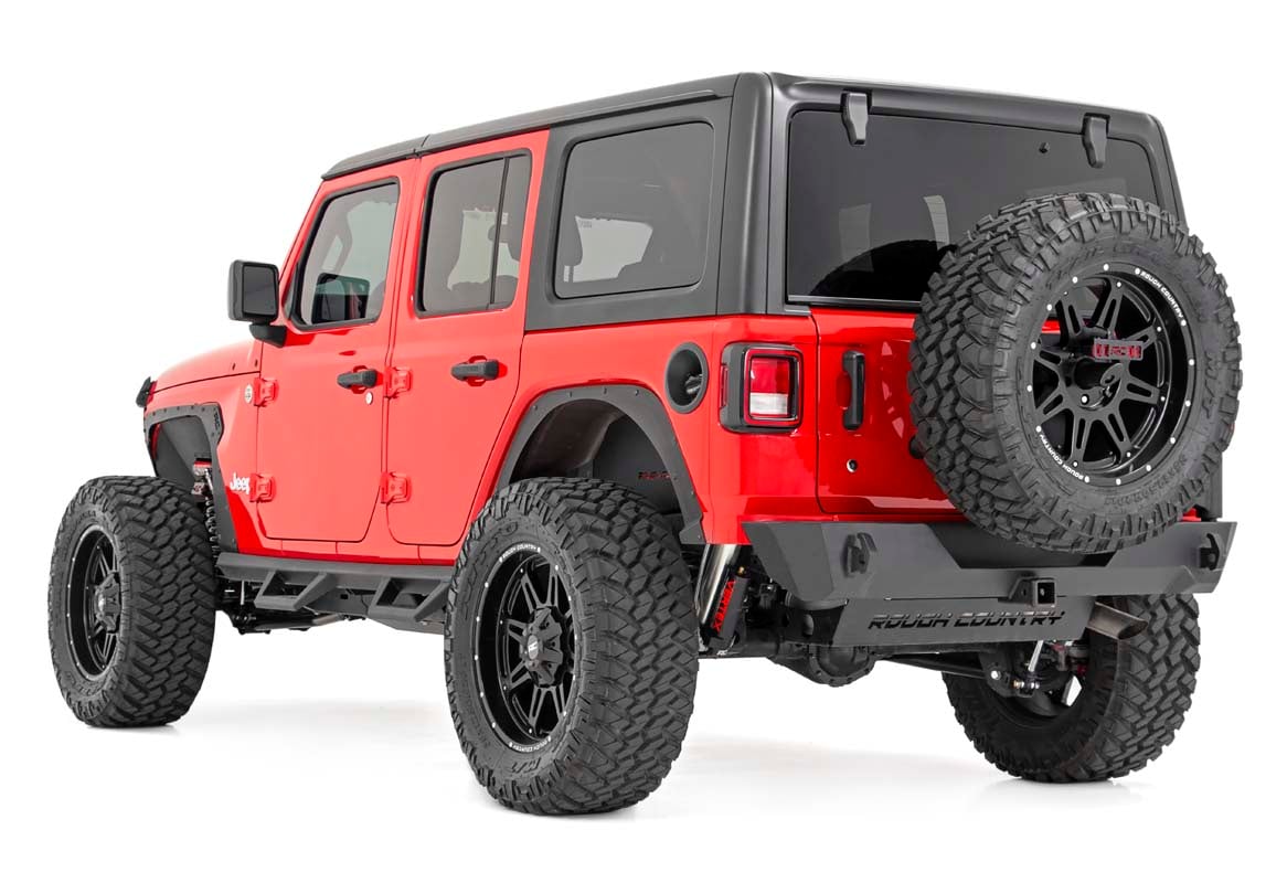 Rough Country 91544 3.5 Inch Lift Kit | Adj Lower | FR D/S | M1R | Jeep Wrangler Unlimited 4WD (24-25)
