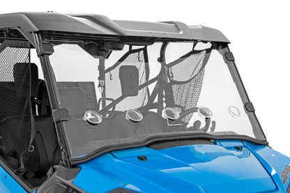Rough Country 98262020 Vented Full Windshield | Scratch Resistant | Honda Pioneer 1000