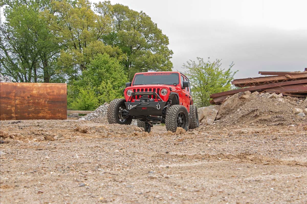 Rough Country 91530 3.5 Inch Lift Kit | Adj Lower | FR D/S | Jeep Wrangler Unlimited 4WD (24-25)