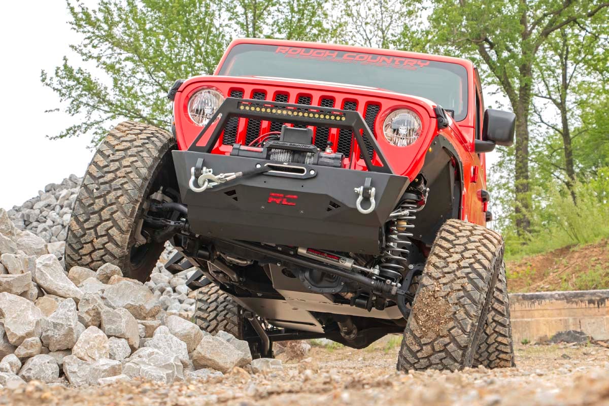 Rough Country 10608 Skid Plate Combo | 3.6L | Engine | T-Case | Gas | Jeep Wrangler Unlimited (18-19)