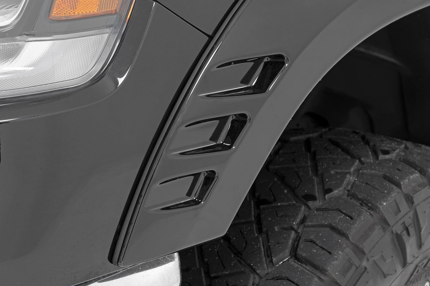 Rough Country F-D319201-GW7 Fender Flares | SF1 | GW7 Bright White | Ram 1500 2WD/4WD (2019-2024)