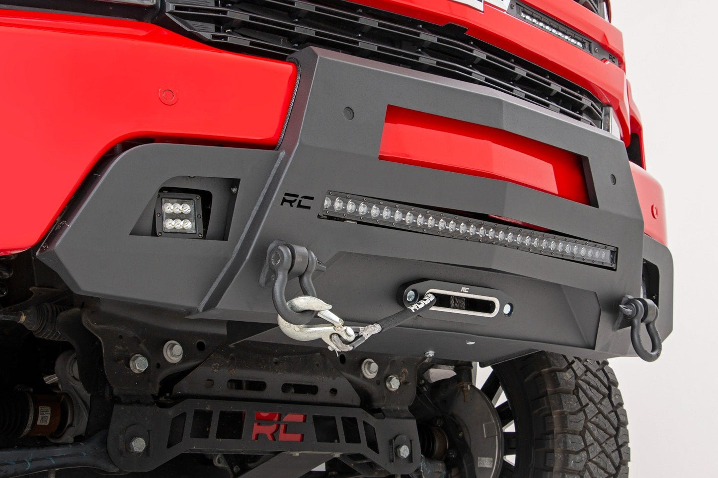 Rough Country 10805 Hidden Winch Bumper | Chevy Silverado 1500 2WD/4WD (2019-2022)