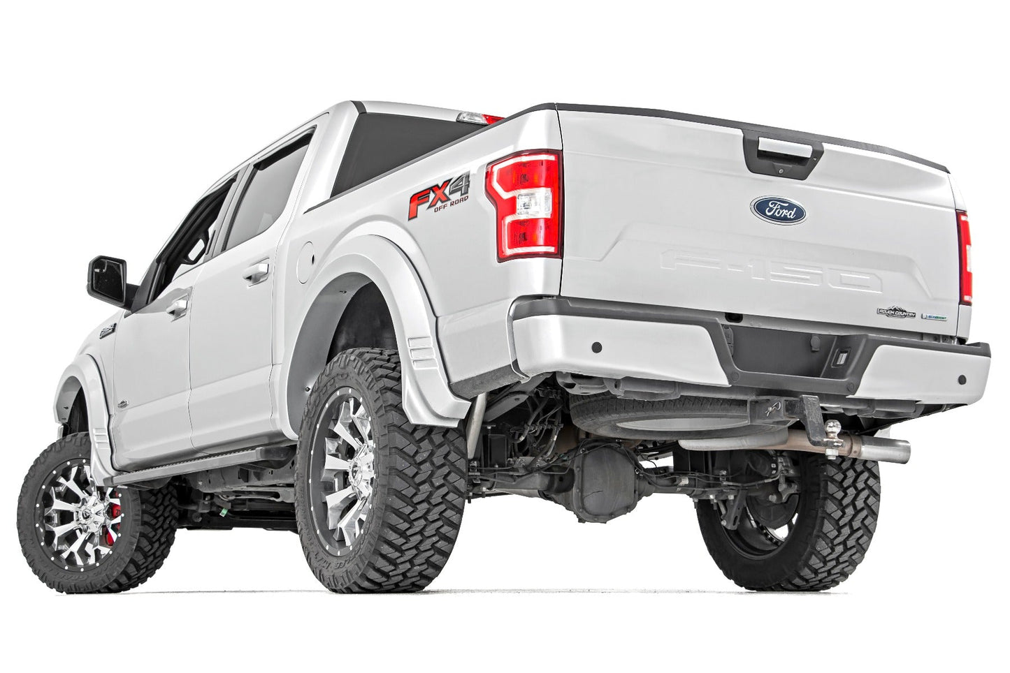 Rough Country F-F315110-UX Fender Flares | SF1 | UX Ingot Silver Metallic | Ford F-150 2WD/4WD (15-17)