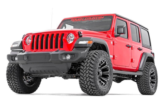 Rough Country 66644 2.5 Inch Lift Kit | Coils | M1R | Jeep Wrangler Unlimited 4WD (2018-2023)