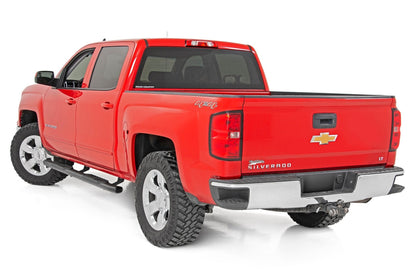 Rough Country 21001 Oval Nerf Step | Crew Cab | Chevy/GMC 1500/2500HD/3500HD (07-19 & Classic)