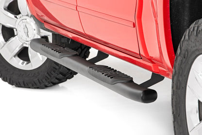 Rough Country 21001 Oval Nerf Step | Crew Cab | Chevy/GMC 1500/2500HD/3500HD (07-19 & Classic)