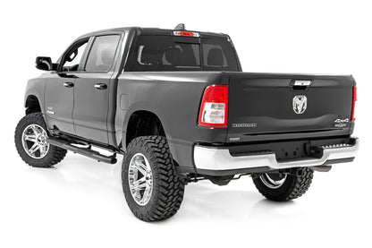 Rough Country 21004 Oval Nerf Step | Crew Cab | Black | Ram 1500 (19-26)/1500 TRX (21-24)