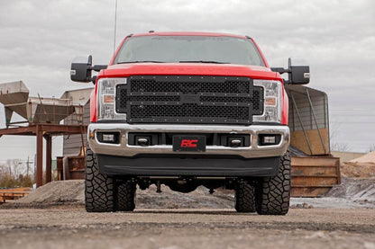 Rough Country 70213 Mesh Grille | Ford F-250/F-350 Super Duty 2WD/4WD (2017-2019)