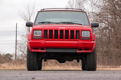 Rough Country 670X70 3 Inch Lift Kit | SII | RR AAL | V2 Shocks | Jeep Cherokee XJ 2WD/4WD (84-01)