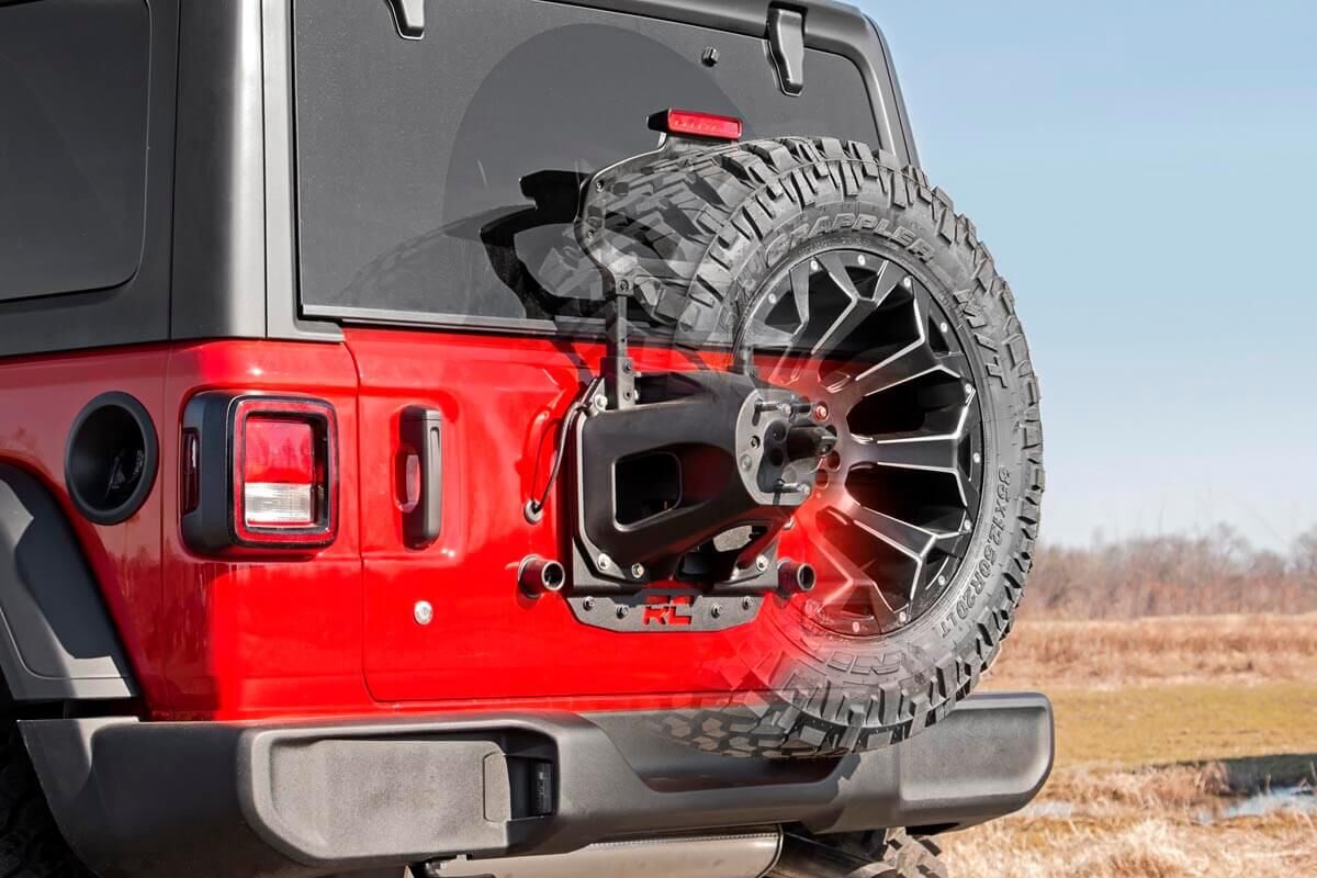 Rough Country 10526 Tire Carrier Relocation Plate | Prox Sensor | Jeep Wrangler JL (18-25)/Wrangler Unlimited (18-25)