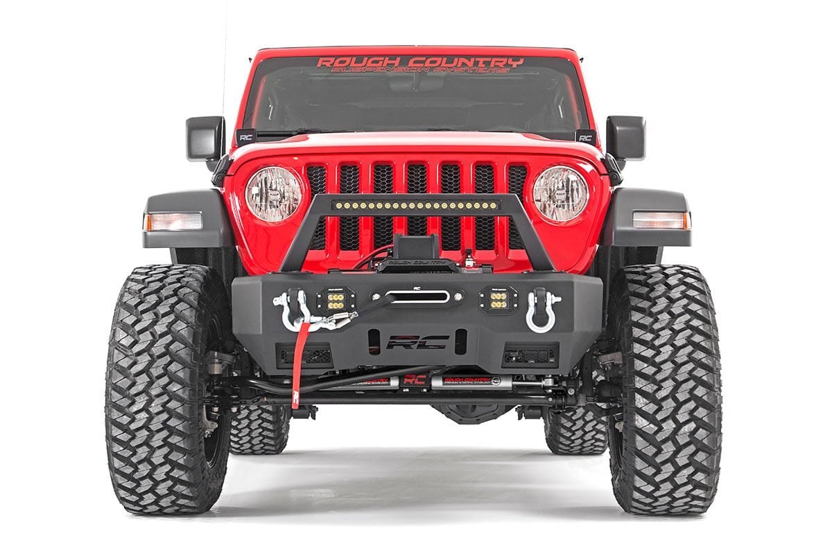 Rough Country 87304 N3 Steering Stabilizer | Dual | 2.5-8 Inch Lift | Jeep Gladiator JT/Wrangler JL (18-25)