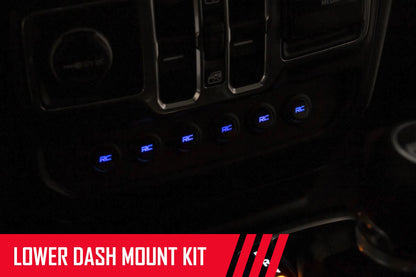 Rough Country 70964 MLC-6 | Muliple Light Controller | Lower Dash | Jeep Wrangler JL/Wrangler Unlimited (18-25)