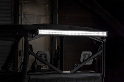 Rough Country 71019 LED Light Kit | Cab Mount | 50" Black Dual Row | Can-Am Defender MAX HD10