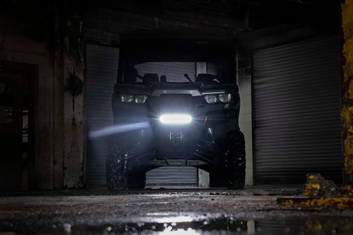 Rough Country 70712BL 12 Inch Black Series LED Light Bar | Single Row