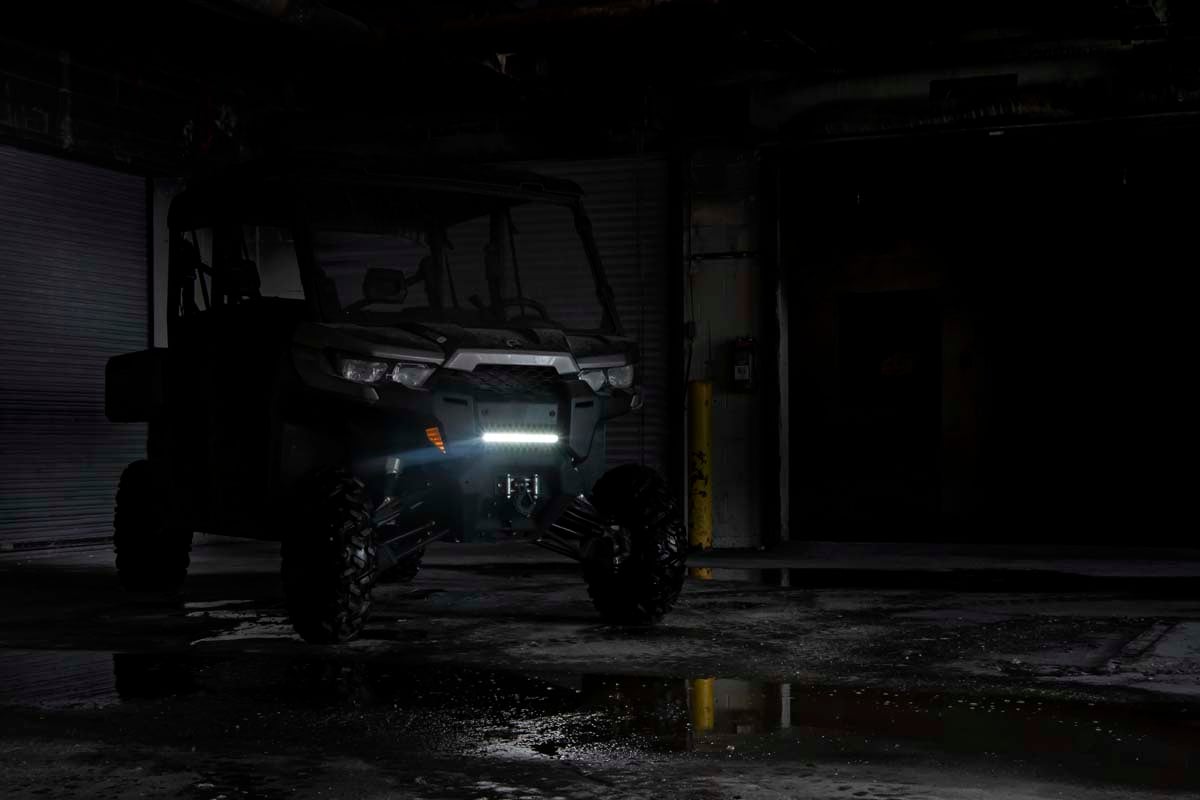Rough Country 70712BL 12 Inch Black Series LED Light Bar | Single Row