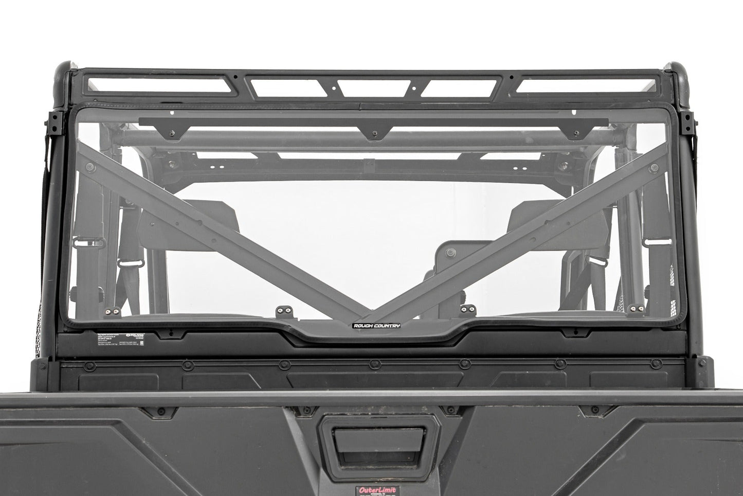 Rough Country 98132012 Rear Panel | Scratch Resistant | Polaris Ranger XP 1000