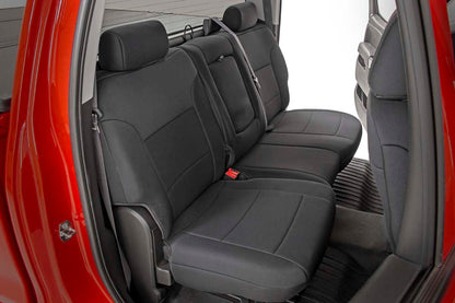 Rough Country 91025 Seat Covers | FR 40/20/40 & Rear | Chevy/GMC 1500 (14-18 & Classic)