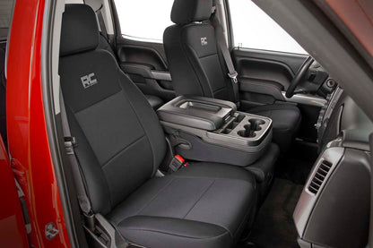 Rough Country 91025 Seat Covers | FR 40/20/40 & Rear | Chevy/GMC 1500 (14-18 & Classic)