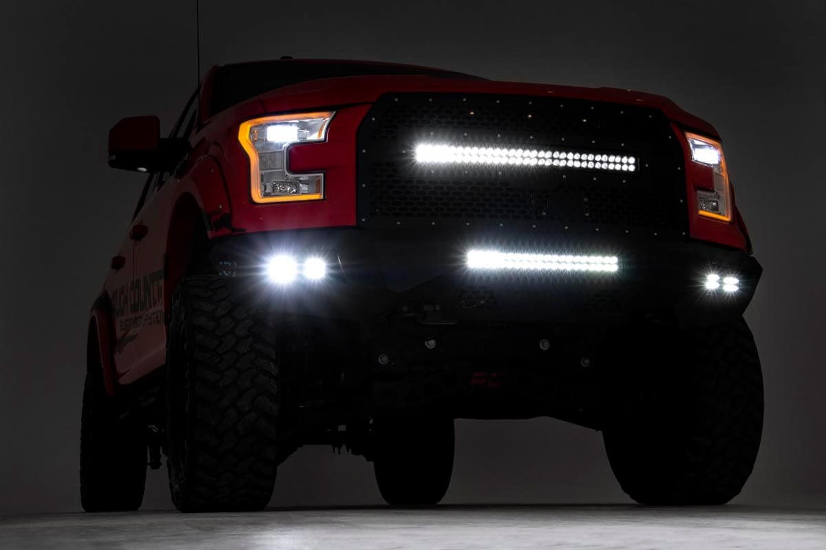 Rough Country 10770 Front Bumper | Ford F-150 2WD/4WD (2015-2017)