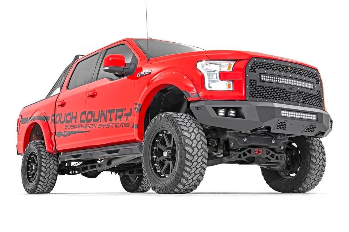 Rough Country 10770 Front Bumper | Ford F-150 2WD/4WD (2015-2017)