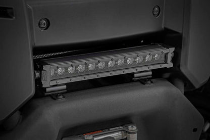 Rough Country 70712BLDRL 12 Inch Black Series LED Light Bar | Single Row | Cool White DRL