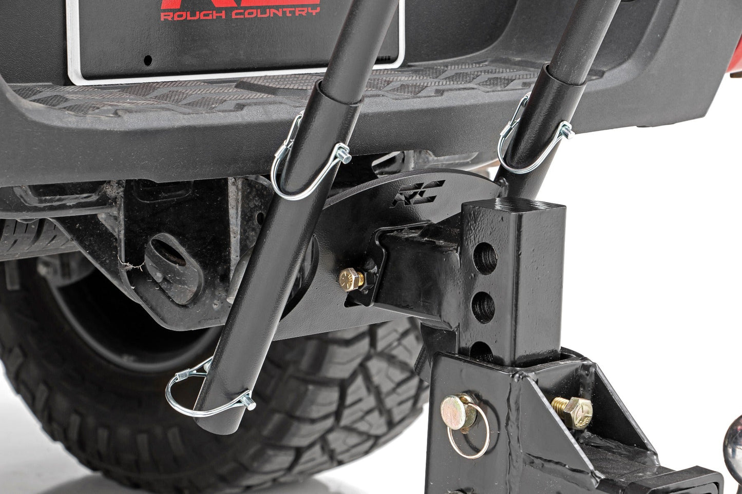 Rough Country 117500 Flag Pole Holder | Dual | 2 Inch Hitch