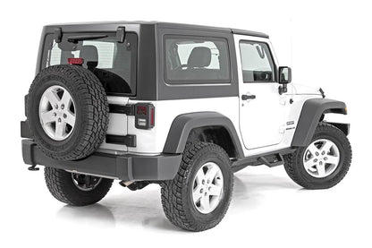 Rough Country 90763 Contoured Drop Steps | 2 Door | Jeep Wrangler JK 4WD (2007-2018)