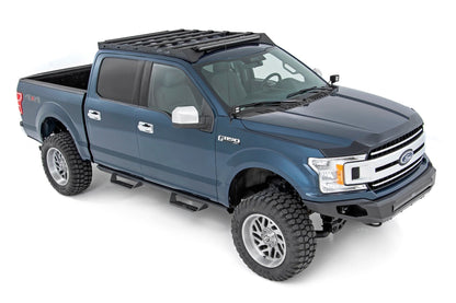 Rough Country 51021 Roof Rack | FR 40 Inch Single Row BLK LED | Ford F-150 2WD/4WD (2015-2018)