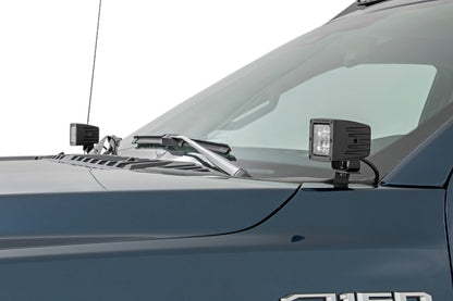 Rough Country 82028 LED Light Kit | Ditch Mount | 2" Spectrum Pair | Spot | Ford F-150 (15-25)/F-150 Lightning (22-25)