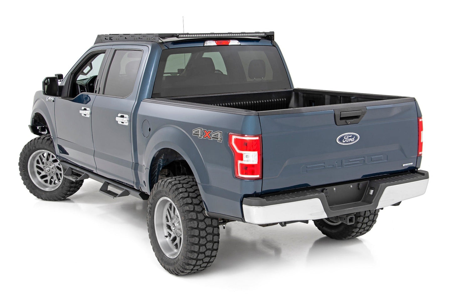 Rough Country 51021 Roof Rack | FR 40 Inch Single Row BLK LED | Ford F-150 2WD/4WD (2015-2018)