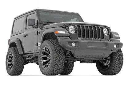 Rough Country 90761 Contoured Drop Steps | 2 Door | Jeep Wrangler JL 4WD (2018-2025)