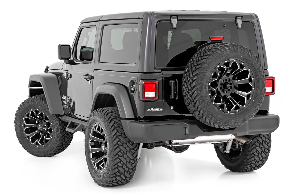 Rough Country 90761 Contoured Drop Steps | 2 Door | Jeep Wrangler JL 4WD (2018-2025)