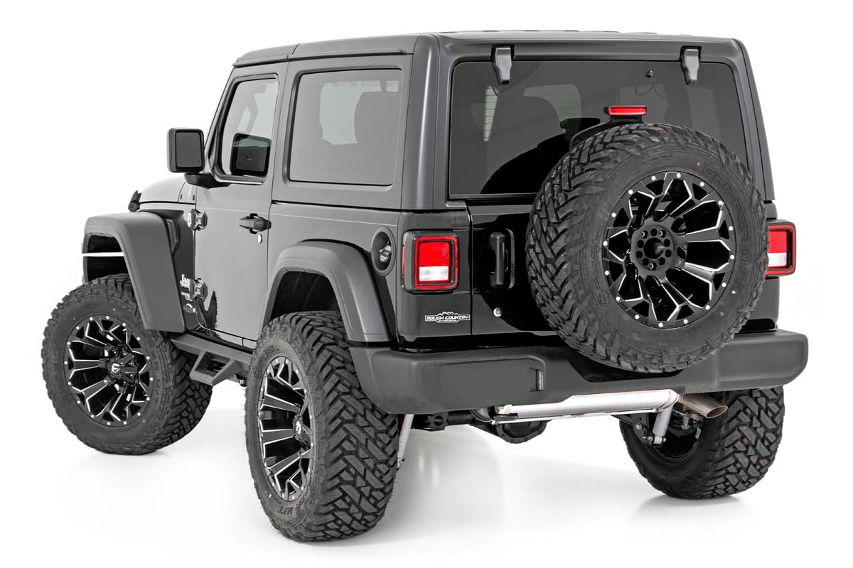 Rough Country 90761 Contoured Drop Steps | 2 Door | Jeep Wrangler JL 4WD (2018-2025)