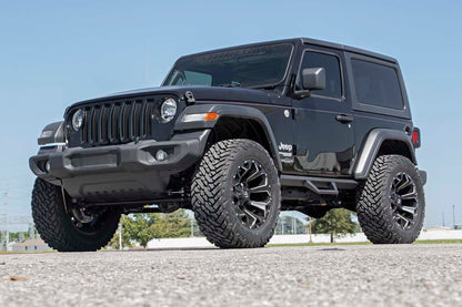 Rough Country 90761 Contoured Drop Steps | 2 Door | Jeep Wrangler JL 4WD (2018-2025)