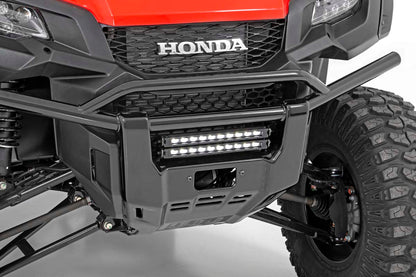 Rough Country 92004 LED Light Kit | Bumper Mount | 10" Black Slimline Pair | Honda Pioneer 1000