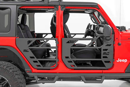 Rough Country 10618 RR Tubular Doors | Jeep Gladiator JT/Wrangler JL 4WD (2018-2025)