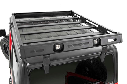 Rough Country 10622 Roof Rack | Black Series Lights | Jeep Wrangler JL (18-25)/Wrangler Unlimited (18-25)
