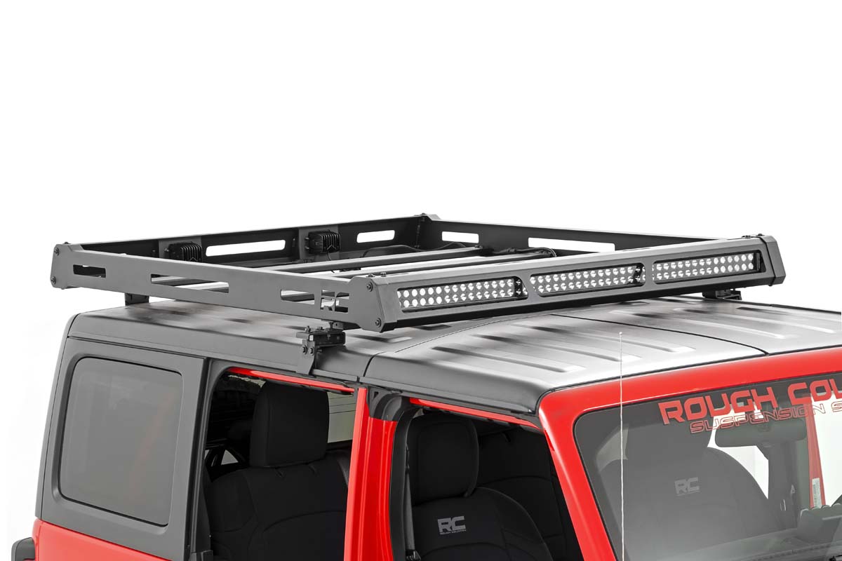 Rough Country 10612 Roof Rack | Jeep Wrangler JL (18-25)/Wrangler Unlimited (18-25) 4WD
