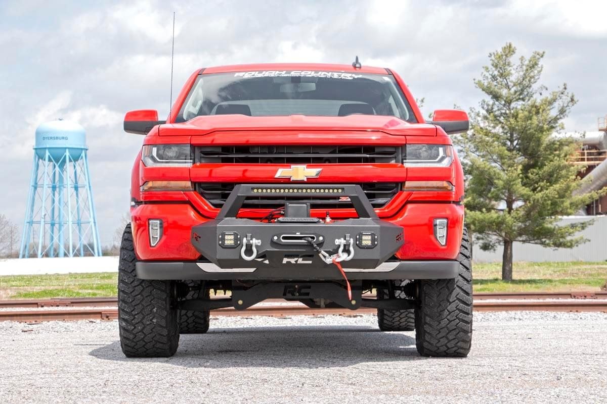 Rough Country 10761 EXO Winch Mount Kit | Chevy Silverado 1500 2WD/4WD (2007-2018 & Classic)