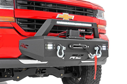 Rough Country 10761 EXO Winch Mount Kit | Chevy Silverado 1500 2WD/4WD (2007-2018 & Classic)