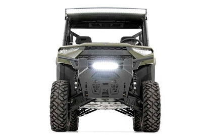 Rough Country 93014 LED Light Kit | Bumper Mount | 12" Black Single Row | Polaris Ranger XP 1000