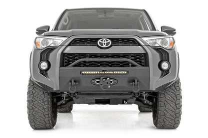 Rough Country 10745 Front Bumper | Hybrid | 20" Blk DRL | Toyota 4Runner 2WD/4WD (2014-2024)