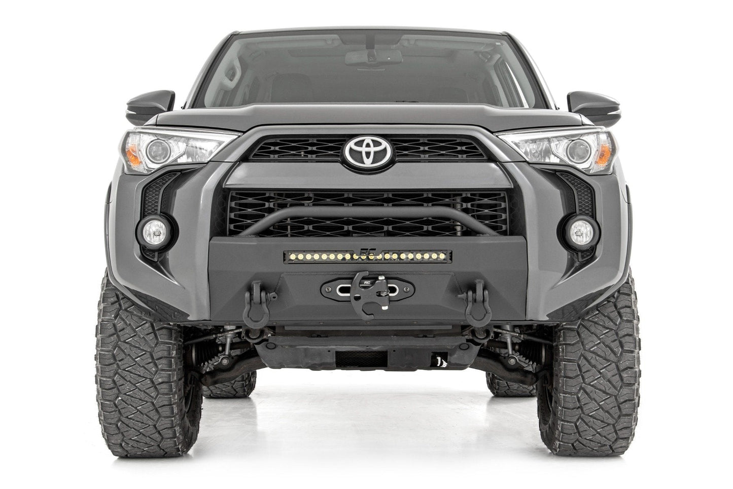 Rough Country 76642RED 3 Inch Lift Kit | Upper Control Arms | RR Coils | M1 Struts | Toyota 4Runner (10-24)