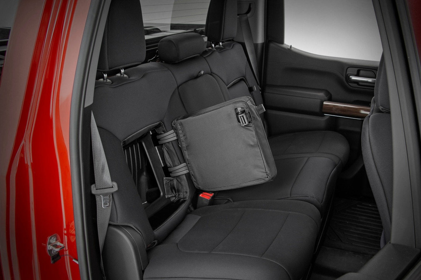 Rough Country 91037 Seat Covers | FR 40/40/20 & RR Back Storage | Chevy/GMC Sierra 1500 (19-26)/Silverado 1500 (19-26)
