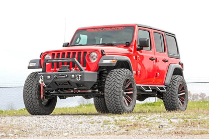Rough Country 90769A Contoured Drop Steps | 4 Door | Jeep Wrangler JL (21-25)/Wrangler Unlimited (18-25)