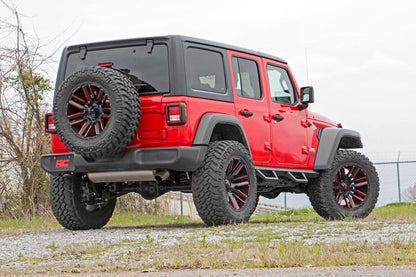 Rough Country 90769A Contoured Drop Steps | 4 Door | Jeep Wrangler JL (21-25)/Wrangler Unlimited (18-25)