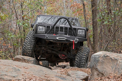 Rough Country 10570 Front Winch Bumper | Jeep Cherokee XJ 2WD/4WD (1984-2001)