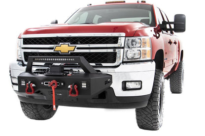 Rough Country 10764 EXO Winch Mount Kit | Chevy Silverado 2500 HD/3500 HD 2WD/4WD (2011-2019)